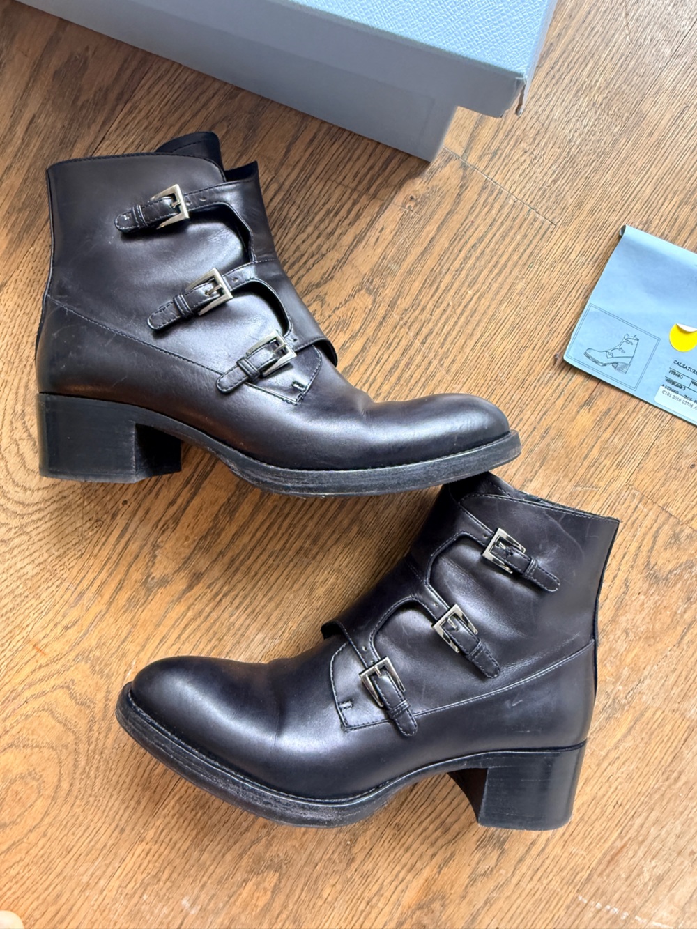 PRADA women’s combat boots